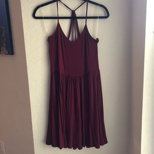 American Eagle Maroon Dress